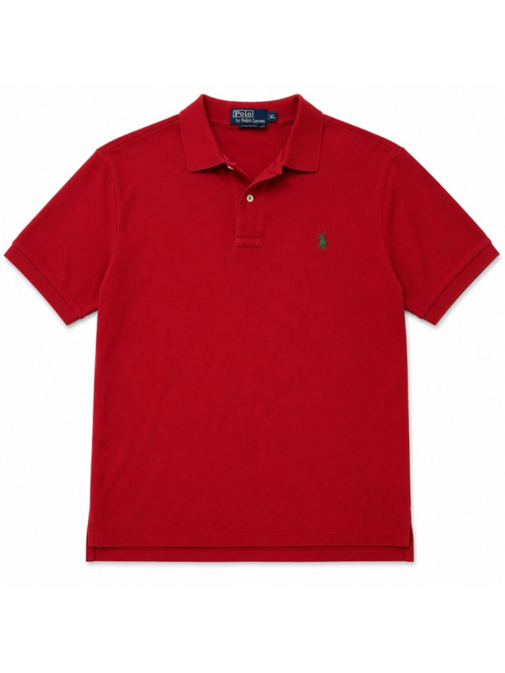 Polo Ralph Lauren Short Sleeve Shirt Men’s XXL Red With Green Pony